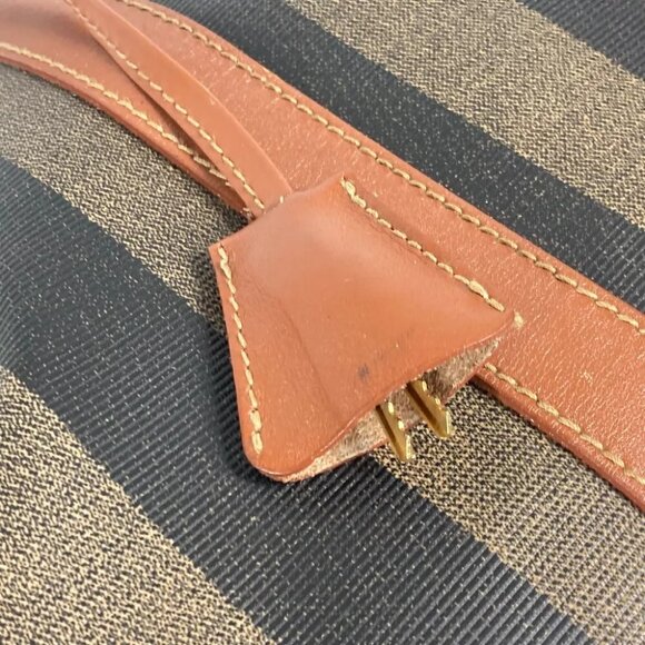 FENDI 2WAY Bag Shoulder Bag Crossbody Pecan Travel bag Duffle Bag - Picture 15 of 15